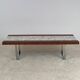 "SEM" coffee table in marble and rosewood 1970
