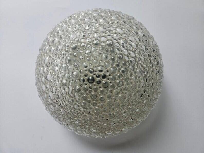 Rare Midcentury Bubble Flush Mount Limburg, Germany, 1970s