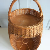 Rattan bar basket