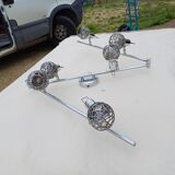 Vintage Chrome Pendant Light