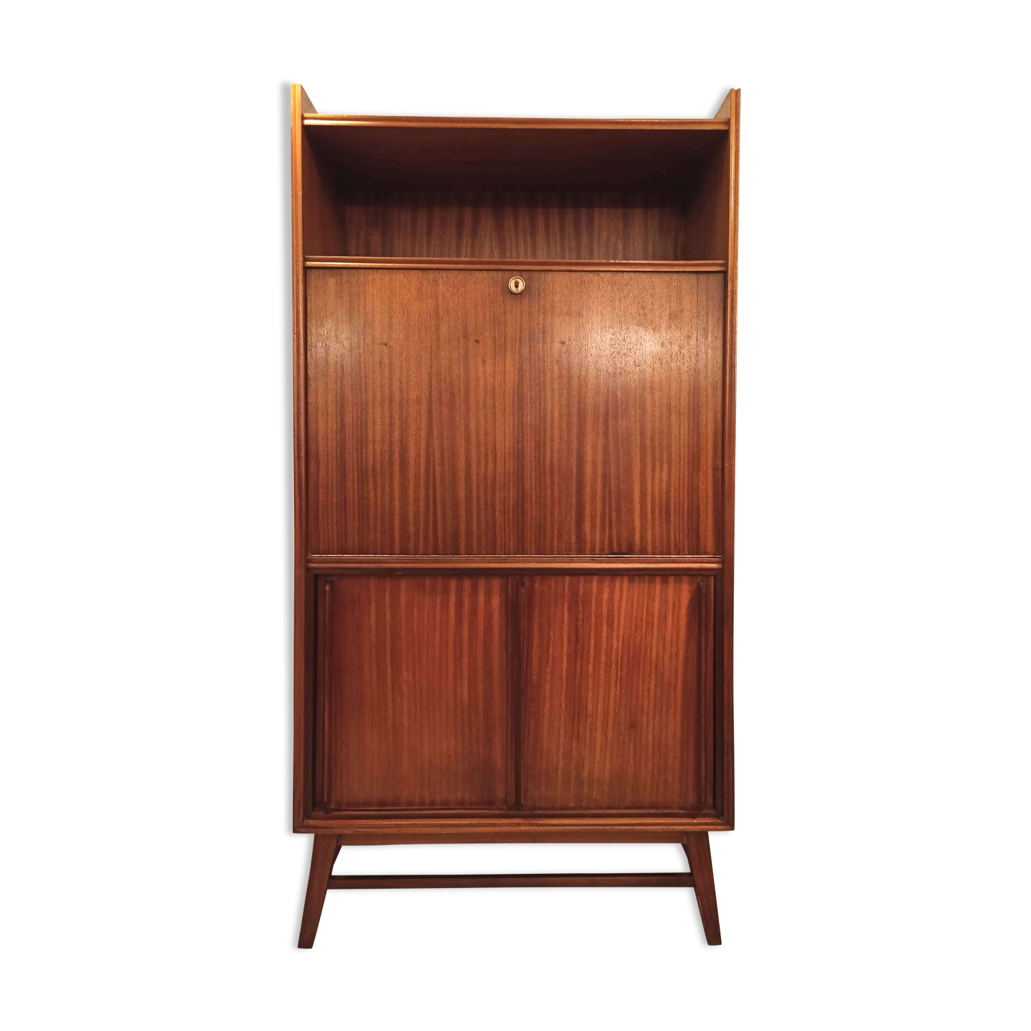 Vintage Secretary Scandinavian Style Sliding Doors
