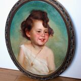Portrait d'enfant, 1820, Huile sur toile, Encadrée