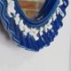 Antique mirror in porcelain from Italy - 64x50cm