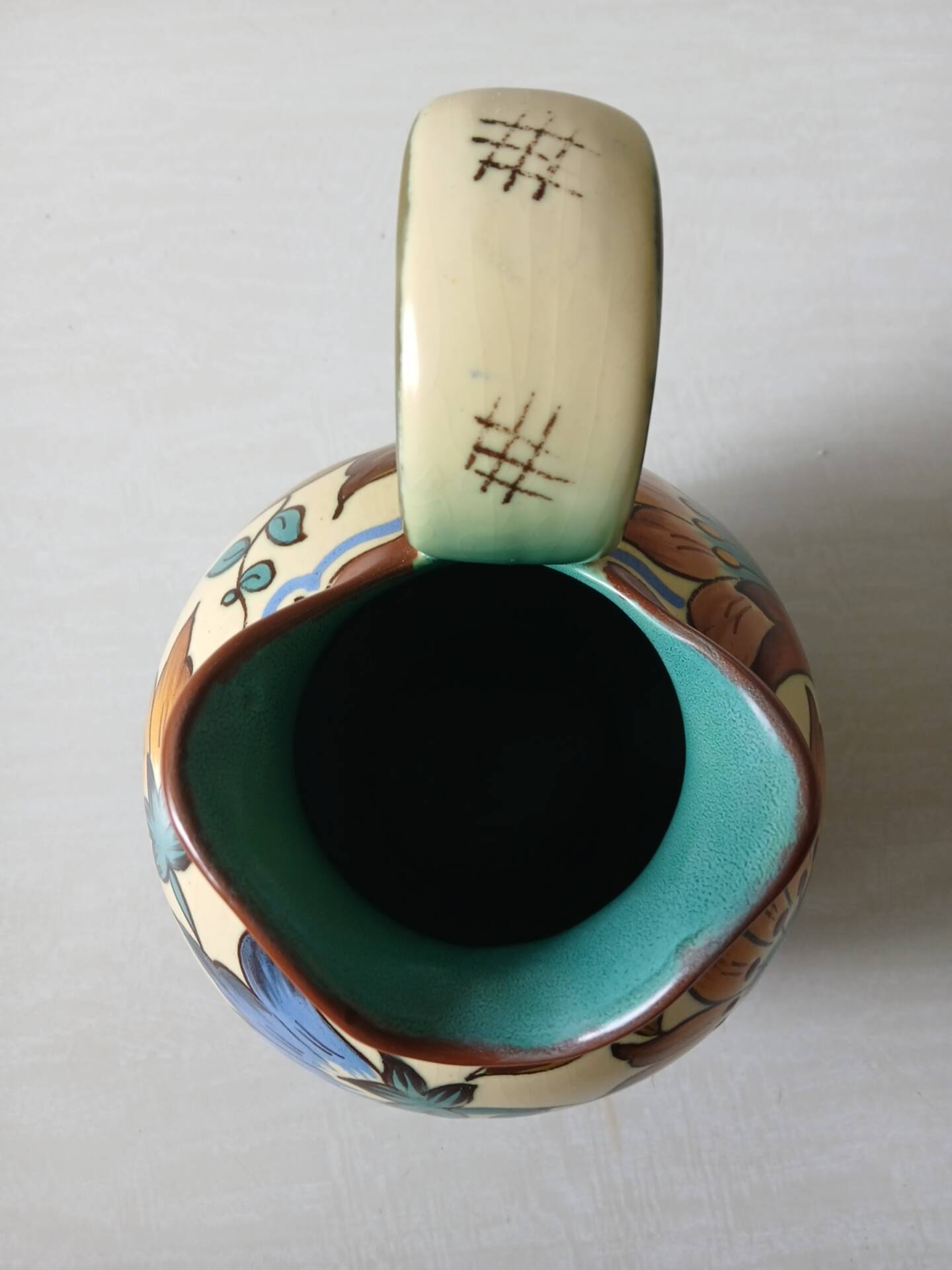 Royal Plazuid Gouda Holland pitcher – Kabor décor – 1950s