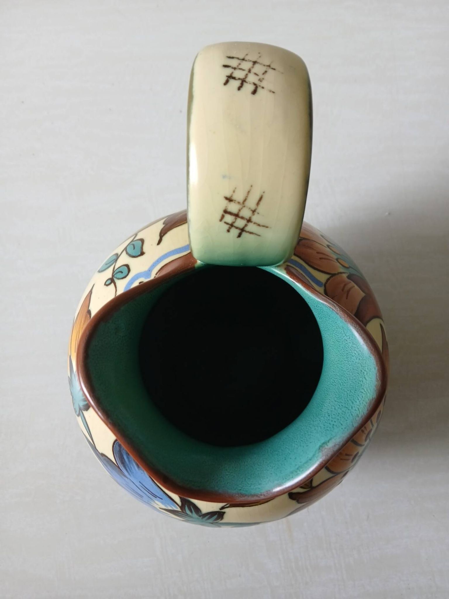 Royal Plazuid Gouda Holland pitcher – Kabor décor – 1950s
