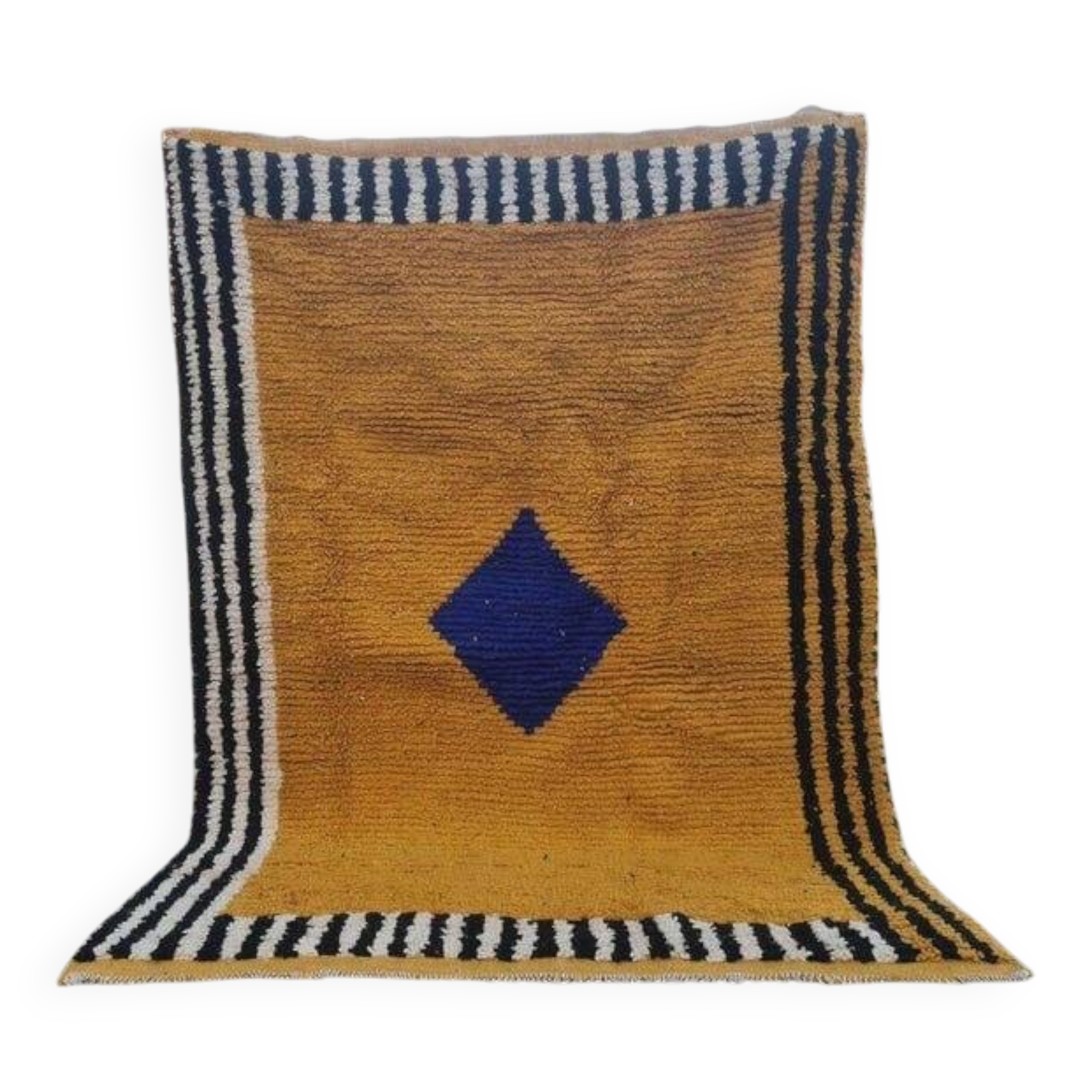 Handmade traditional pure wool rug size 3/4 m