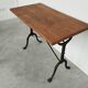 Old bistro table