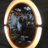 Oval mirror design allibert year 70