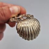 Cuillère coquille en argent 800 religieuse Italie Padoue années 1950