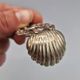 Cuillère coquille en argent 800 religieuse Italie Padoue années 1950