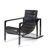 EILEEN GRAY designer & ECART INTERNATIONAL - "Transat" Armchair 1927