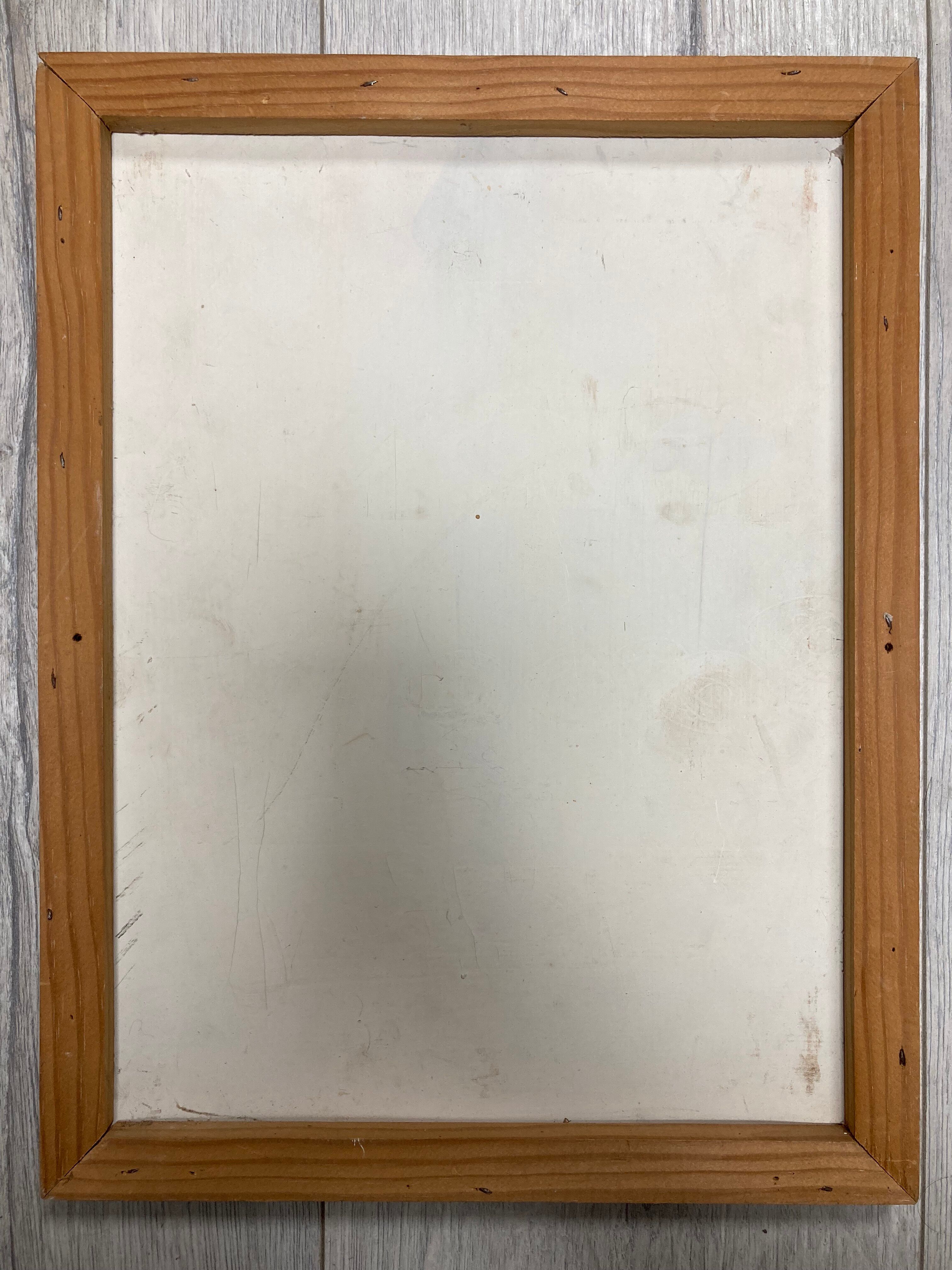 Oil on vintage panel