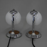 Set of two art deco table lamps, 1930s