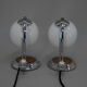 Ensemble de deux lampes de table art déco années 1930