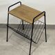 Porte revue vintage bois composite et fer