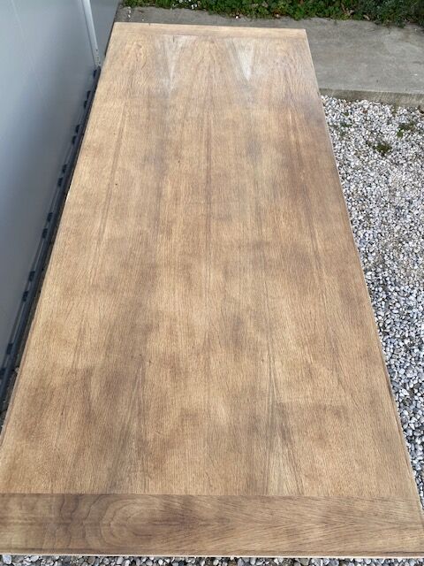 Sanded farmhouse table 2m