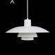 Louis Poulsen / Poul Henningsen “PH 4-3” lampe suspendue / Design danois moderne du milieu du siècle / Années 1970