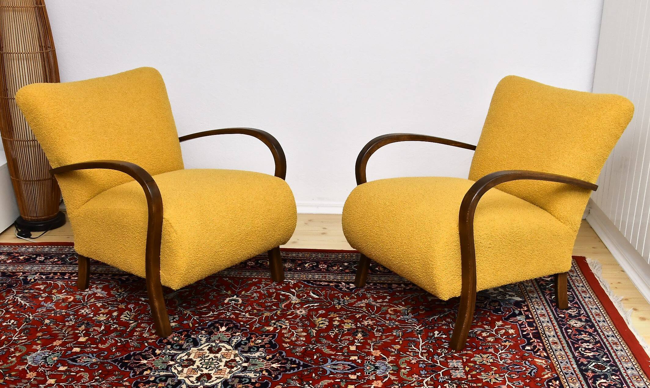 Art Deco armchairs in the style of Halabal, 1930s