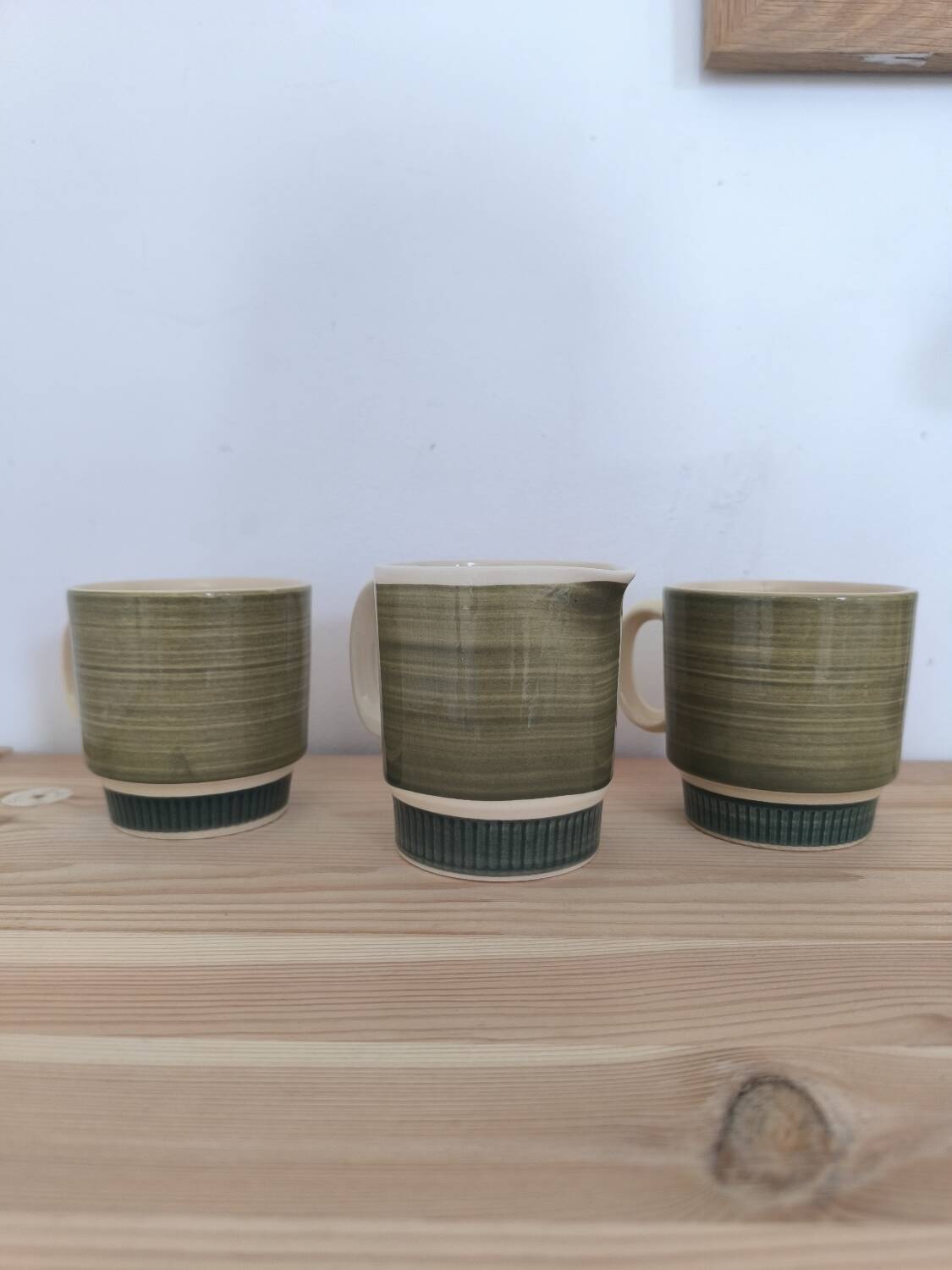 Japanese earthenware coffee service