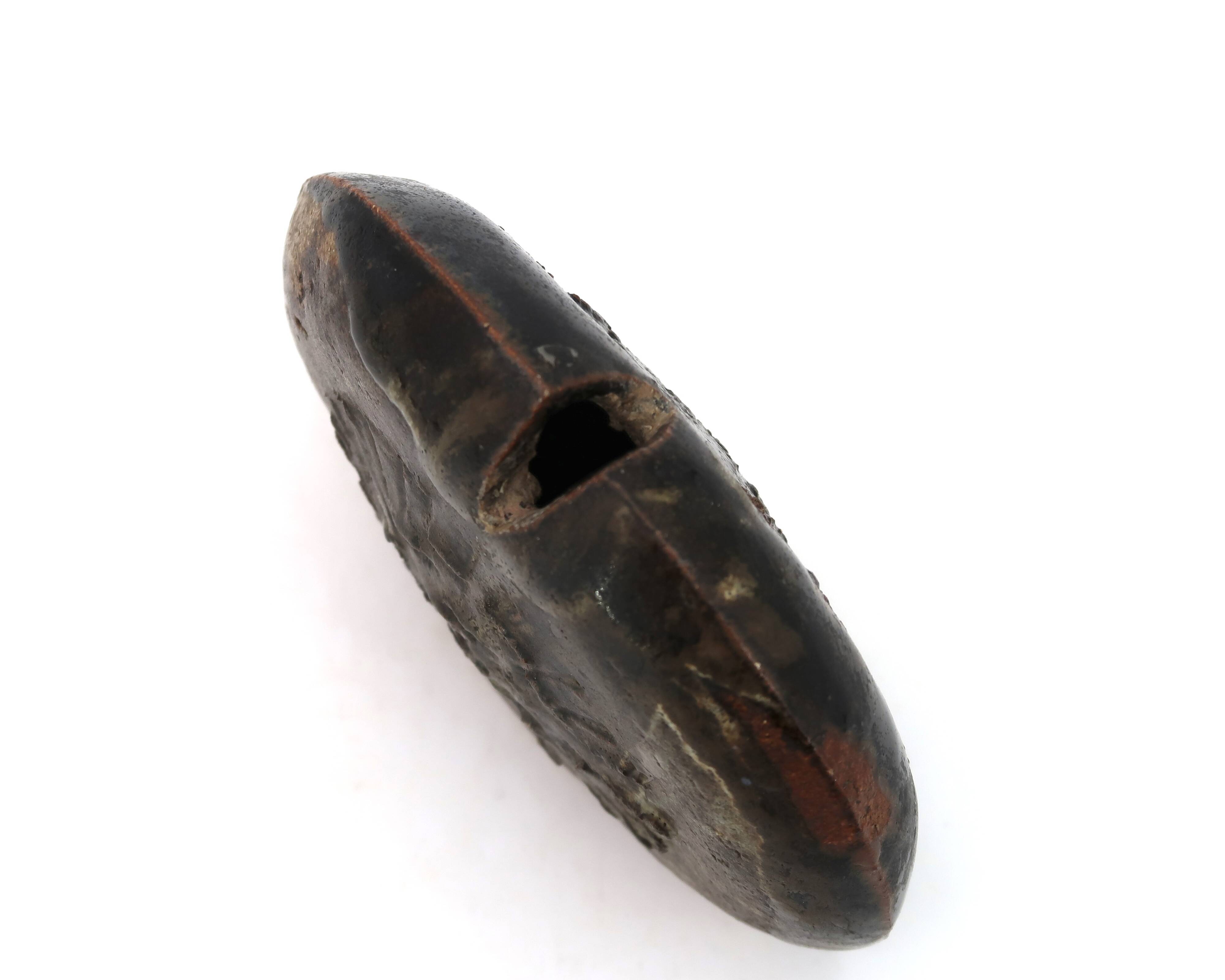 Stoneware lentil vase by Pat Rowland, 1970s