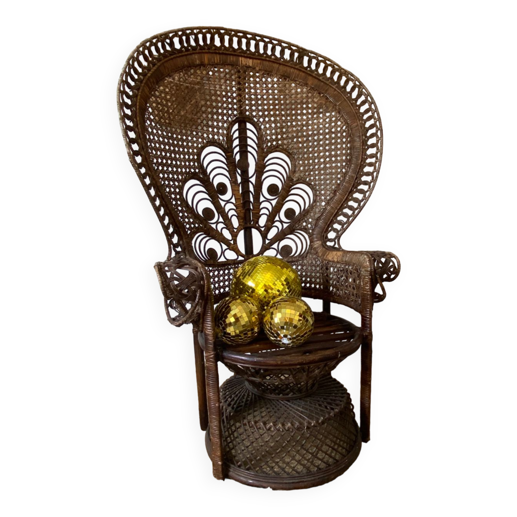 Emmanuelle peacock armchairs