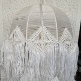 Macramé hanging lamp