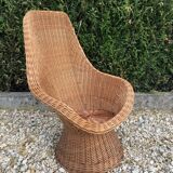 Wicker armchair