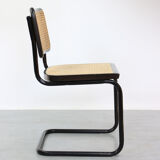 Pair of S32 Cantilever Chair by Marcel Breuer, Dark Edition, 1980s