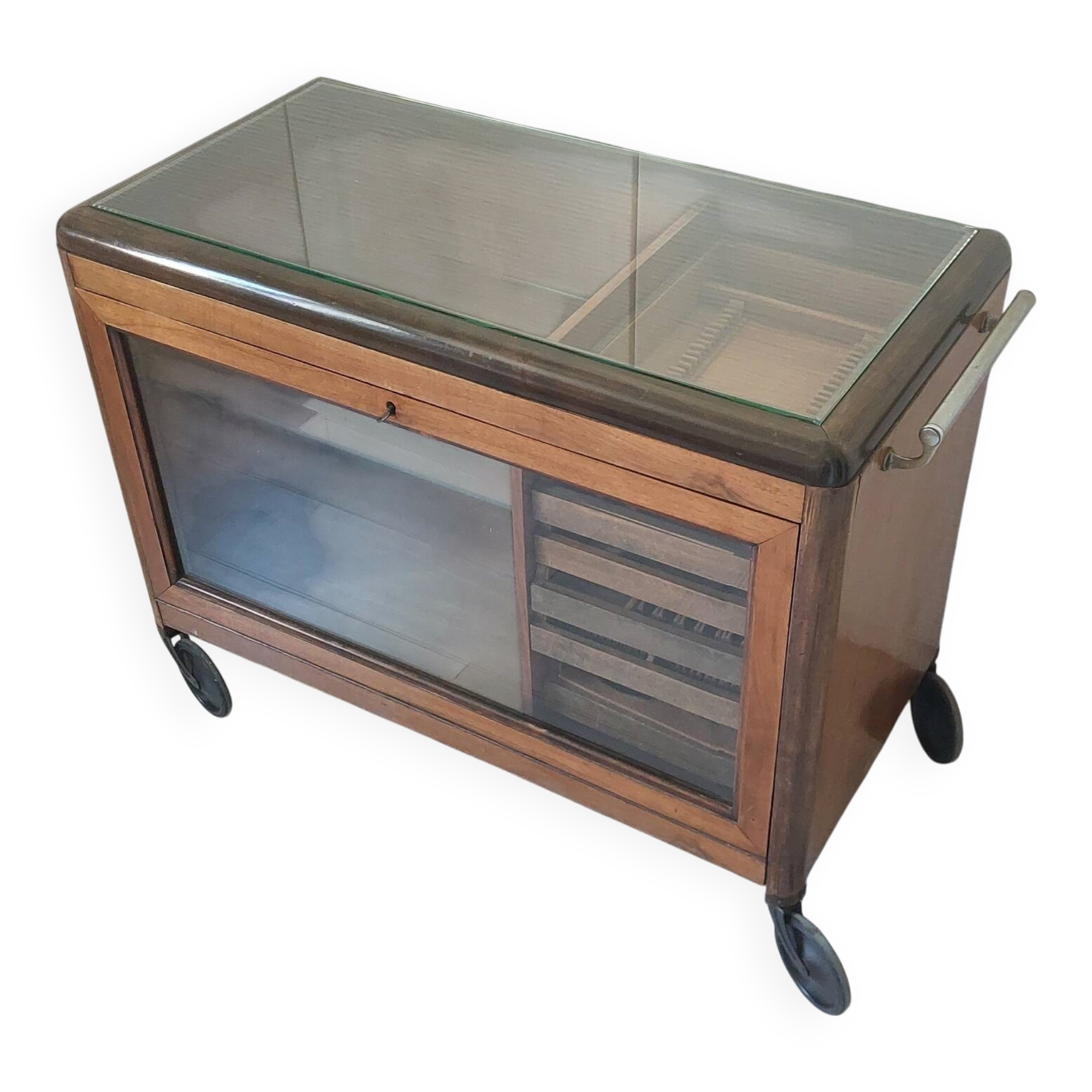 Art Deco trolley serving cart