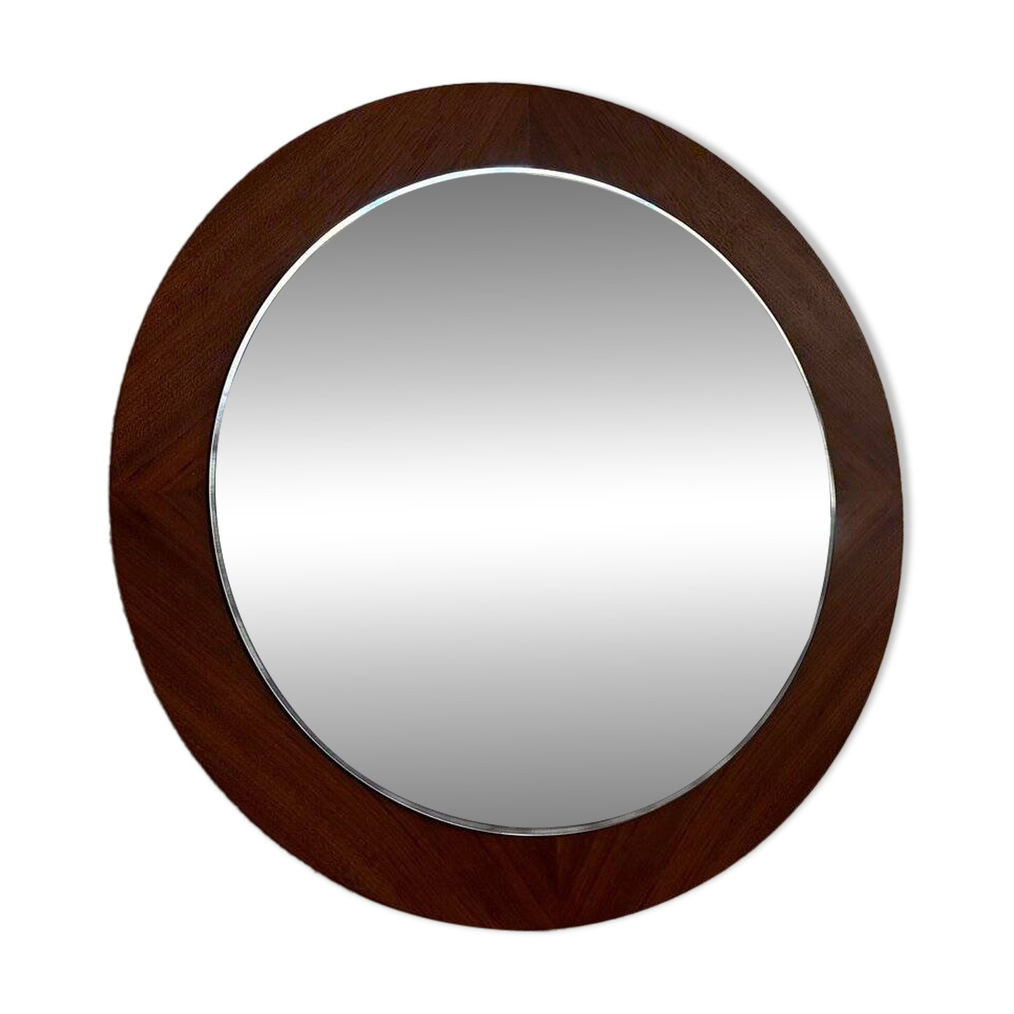 Scandinavian style crystal mirror, Germany, 1970s