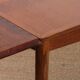Rectangular extendable dining table from the 1950s.