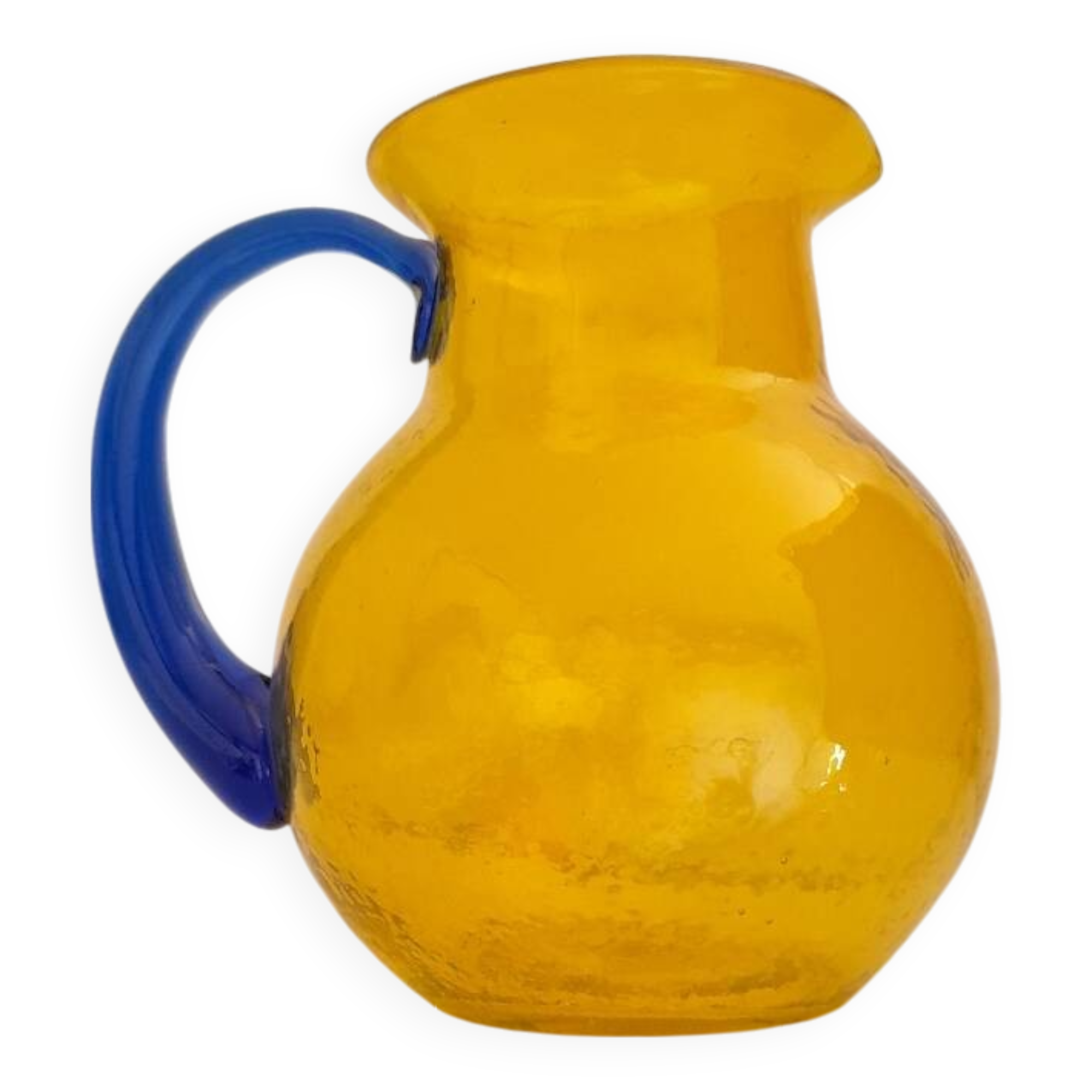Belle carafe en verre vintage années 80