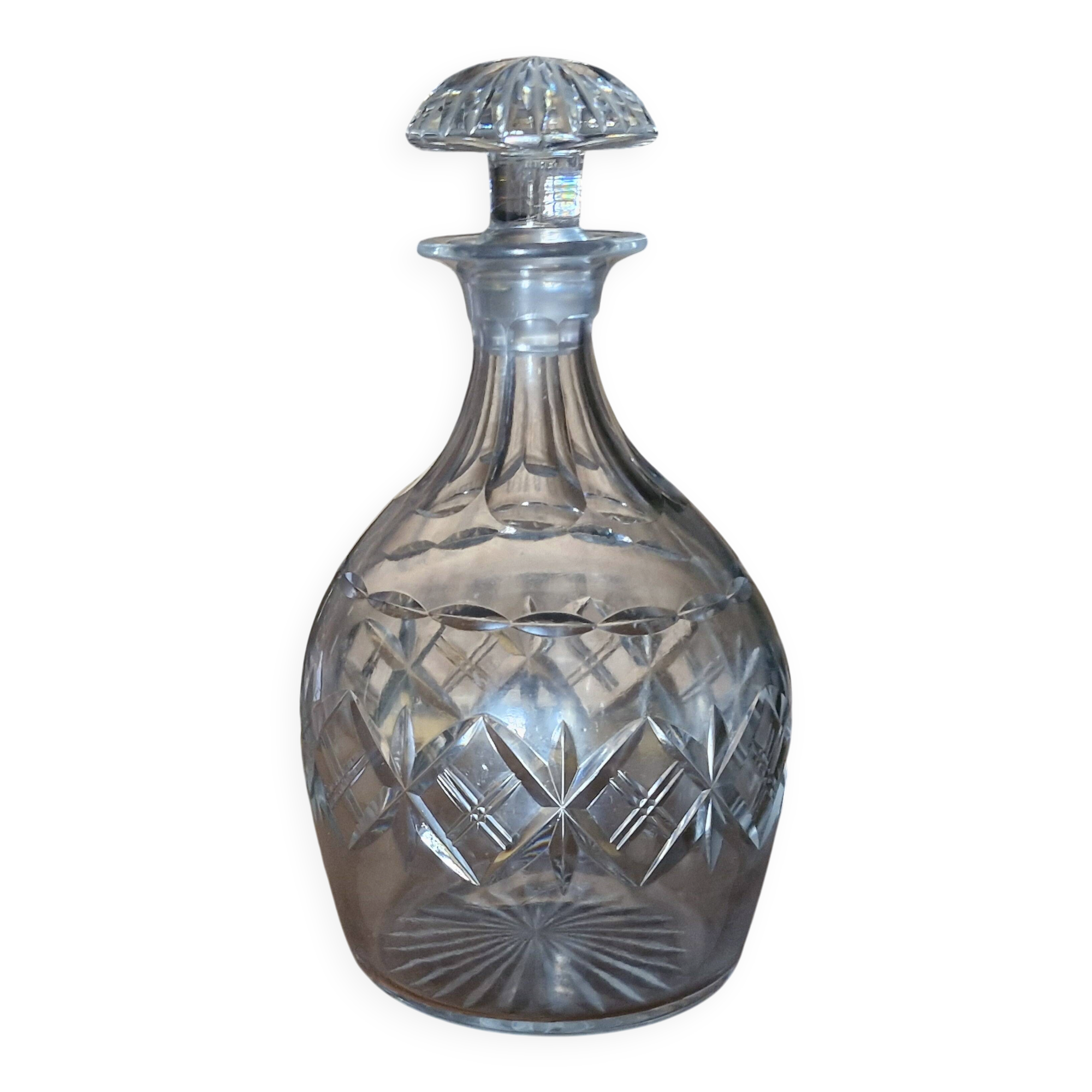 Antique cut crystal carafe - Val St Lambert ??