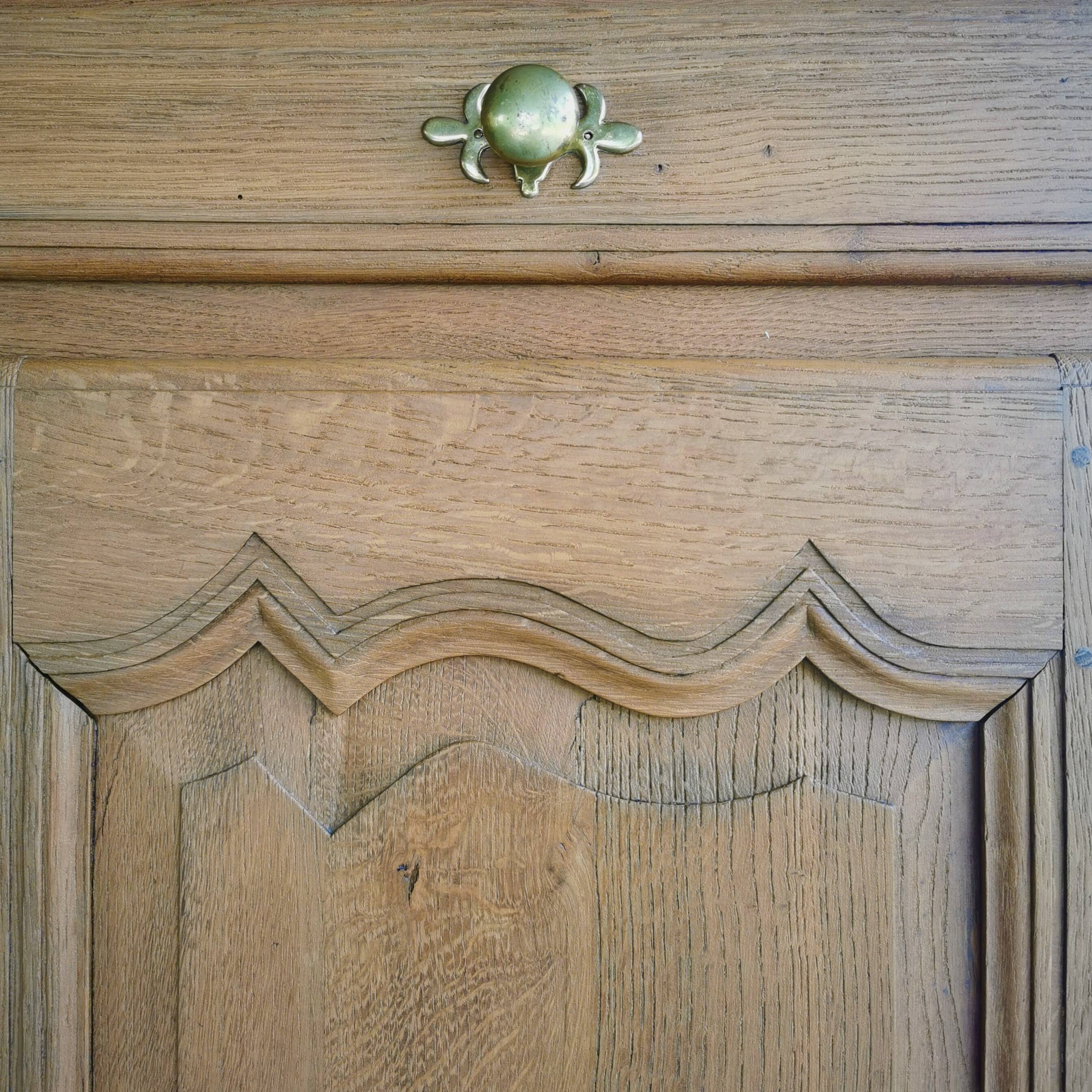 3/4 oak Flemish spent grain sideboard