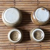 Set de 4 ramequins en grès