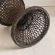 Vintage 1970s rattan tamtam diabolo stool