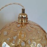 XL Amber Globe Suspension
