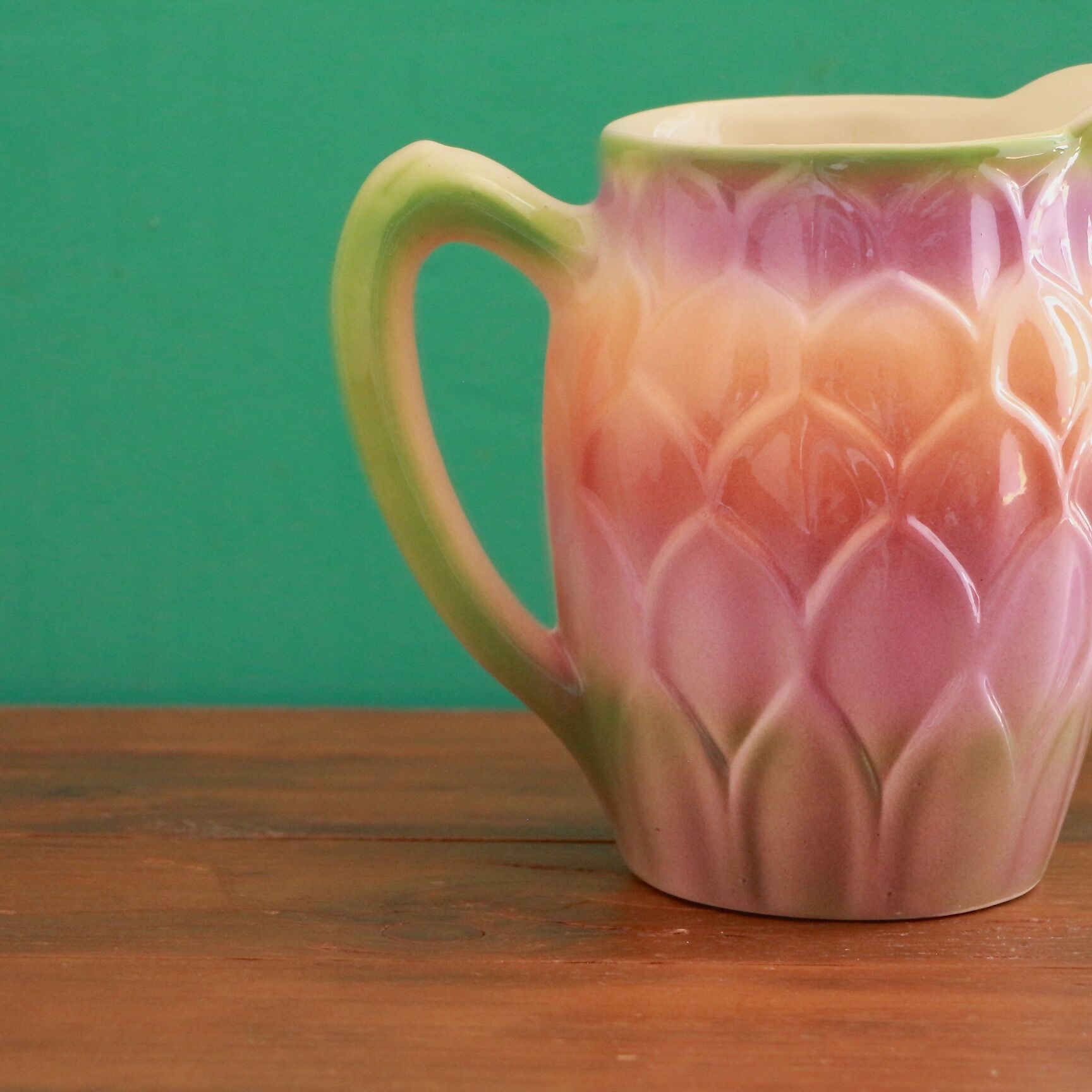 Pichet pastel barbotine