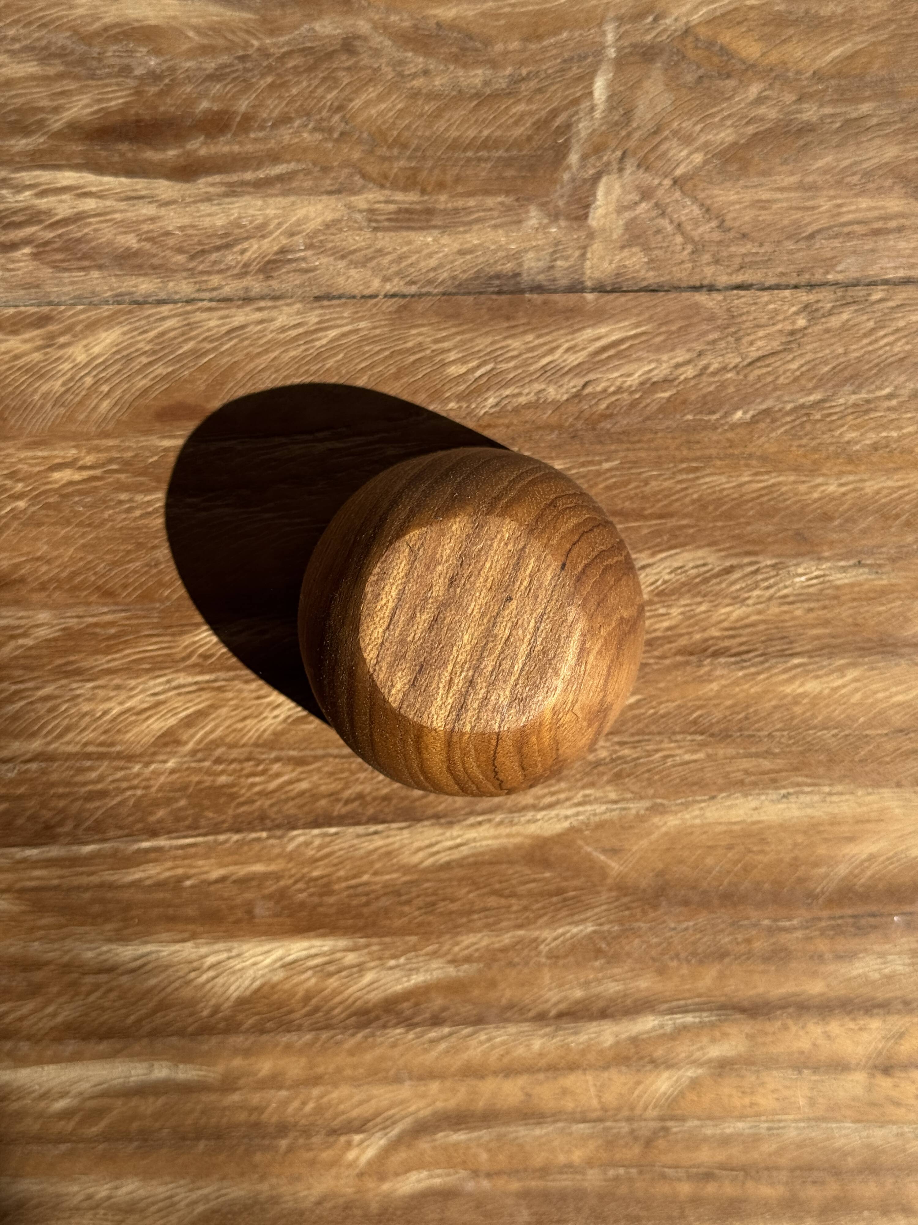 Mini cup, saucer or egg cup in teak H5 D5