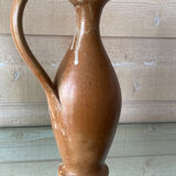 Vintage glazed stoneware pitcher