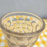 Absinthe glass decorated with nineteenth pastilles