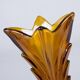 Art Deco Pink, Yellow and Orange Glass Vases, Bohemia, Set of 3