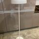 Lampadaire champignon Ikea Nymane TYP G1706 métal blanc vintage 1990