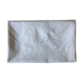 Winegrower's tablecloth, embroidered bedding and monogram