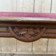 Bench - Art Nouveau style solid oak piano bench