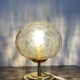 Golden ball table lamp