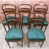 Renovated art deco dining chairs. Set of 5 pcs
