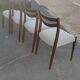 Série de 4 chaises scandinave vers 1960