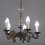 Fascinating Vintage Brass chandelier, 1960s