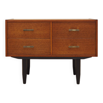 Teak chest of drawers, Danish design, 1970s, production: Denmark